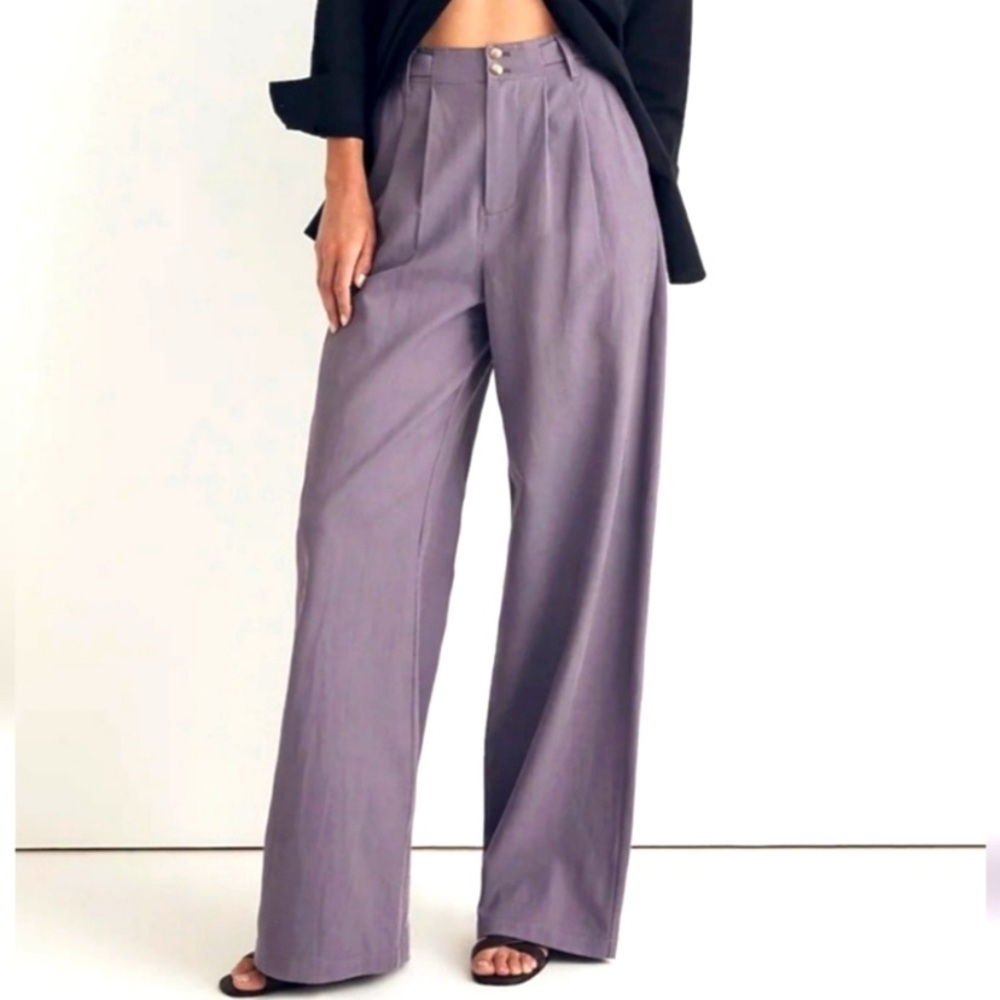Madewell Harlow Pant in Smokey Grape Size 8 Tall